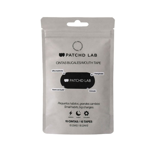 Patchd Lab cintas bucales Black 15 cintas
