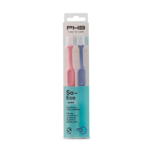 PHB Time To Care So Eco Soft Zahnbürste 2 Einheiten