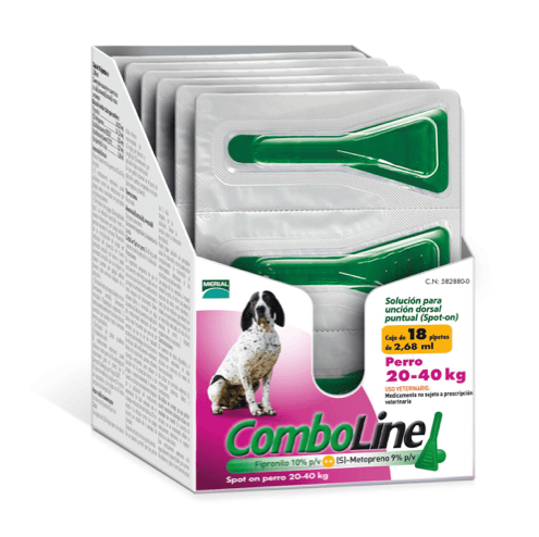 Boehringer Comboline Spot-On Chien 20-40 Kg 18 Pipettes