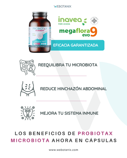 WeBotanix Probiotax Microbiota 60 cápsulas