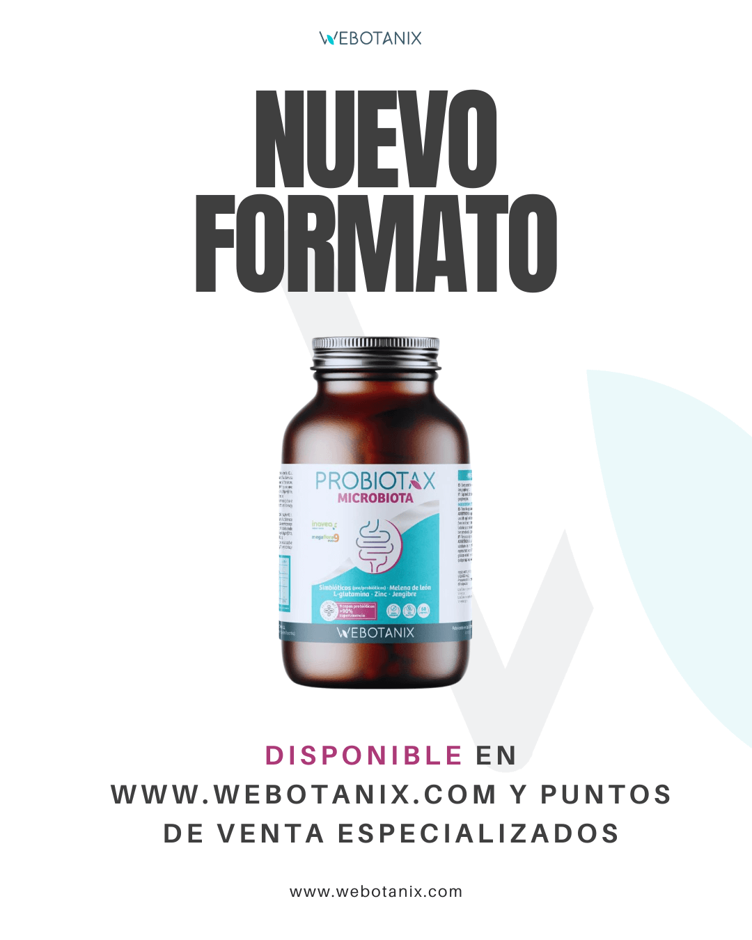 WeBotanix Probiotax Microbiota 60 cápsulas