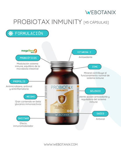 WeBotanix Probiotax Immunity 45 cápsulas