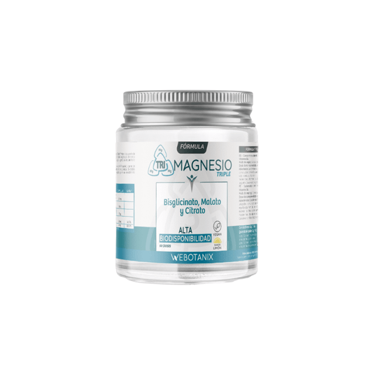 WeBotanix Triple Magnesio Fórmula POLVO 128g