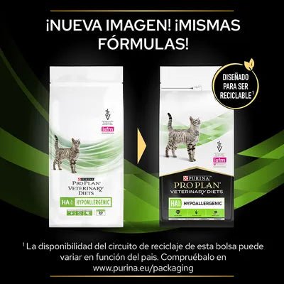 Purina Pro Plan Vet Feline HA Alimento Seco Hipoalergénico 1,3Kg
