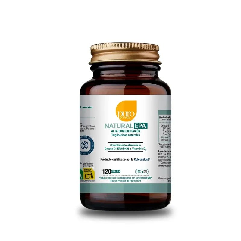 Puro Omega Natural DHA Alta concentración 60 perlas