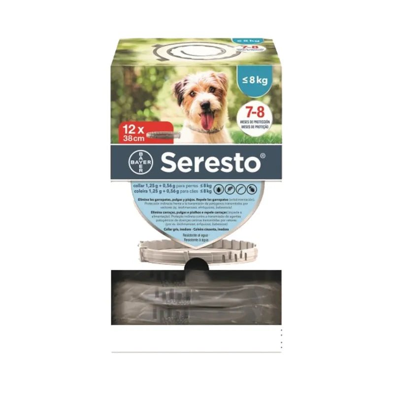 Seresto Chien Petit -8 Kg Clinique 12 Uds