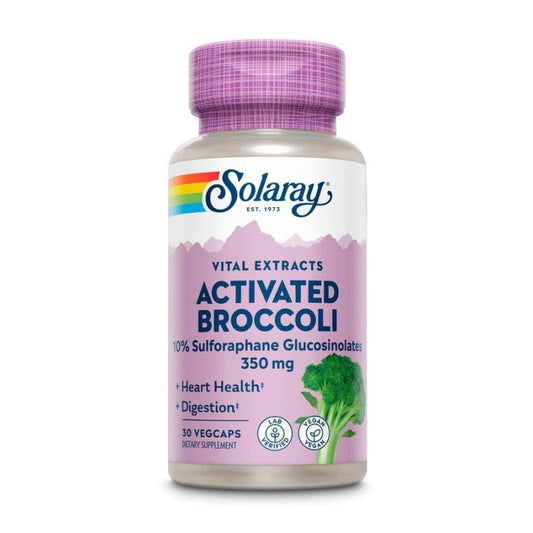 Solaray Activated Broccoli Seed Estract 350 Mg 30 Cápsulas