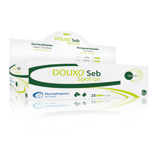 Douxo Seb Spot-On Antiseborrheic Solution 25 pipettes of 2ml