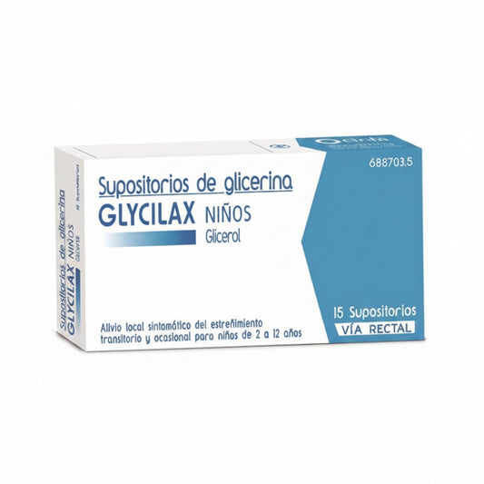 Glycilax Niños 1,44 G 15 Supositorios