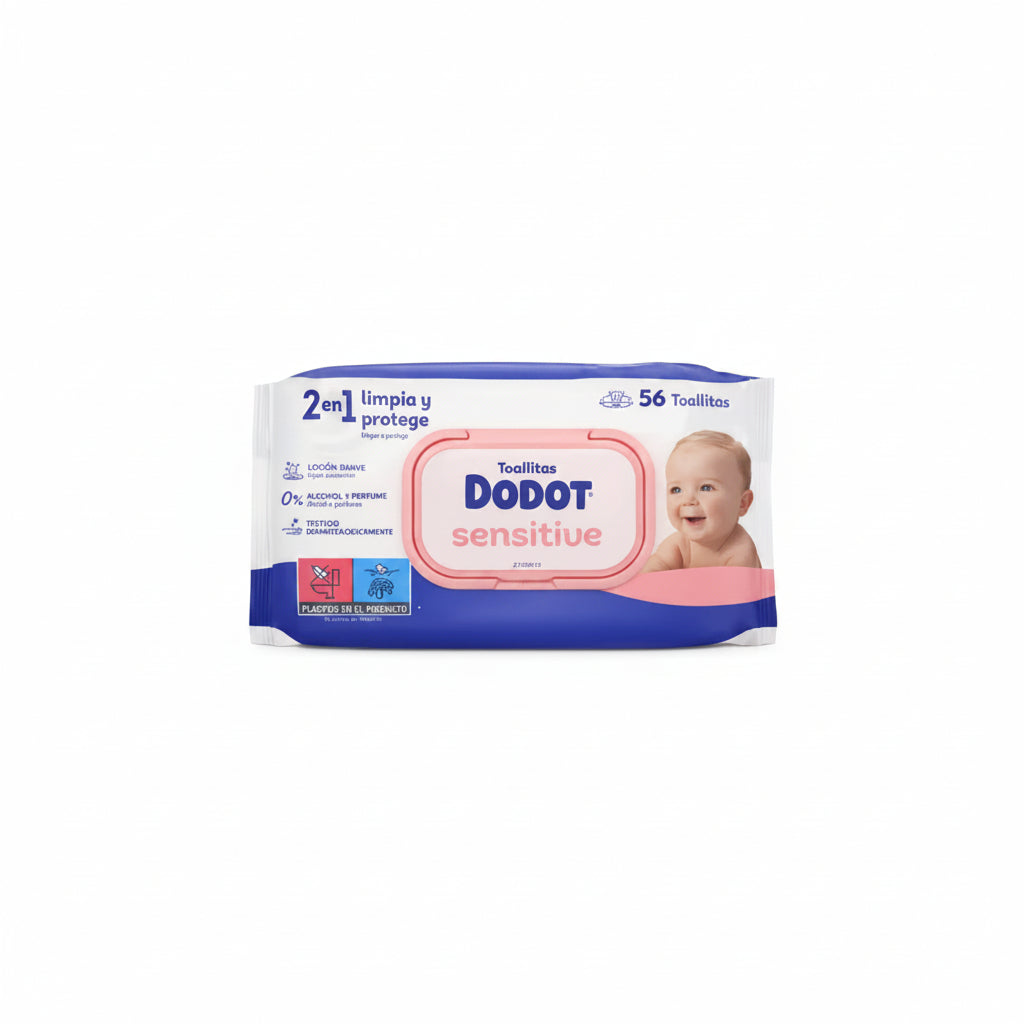 DODOT Sensitive Baby Feuchttücher 56 Tücher