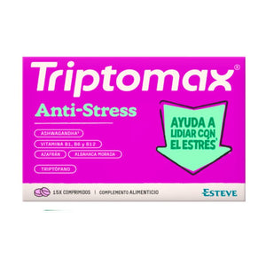 Triptomax Anti Stress Suplemento 15 Comprimidos
