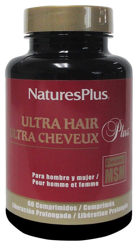 Natures Plus Ultra Hair Plus with MSM hair supplement 60 tablets
