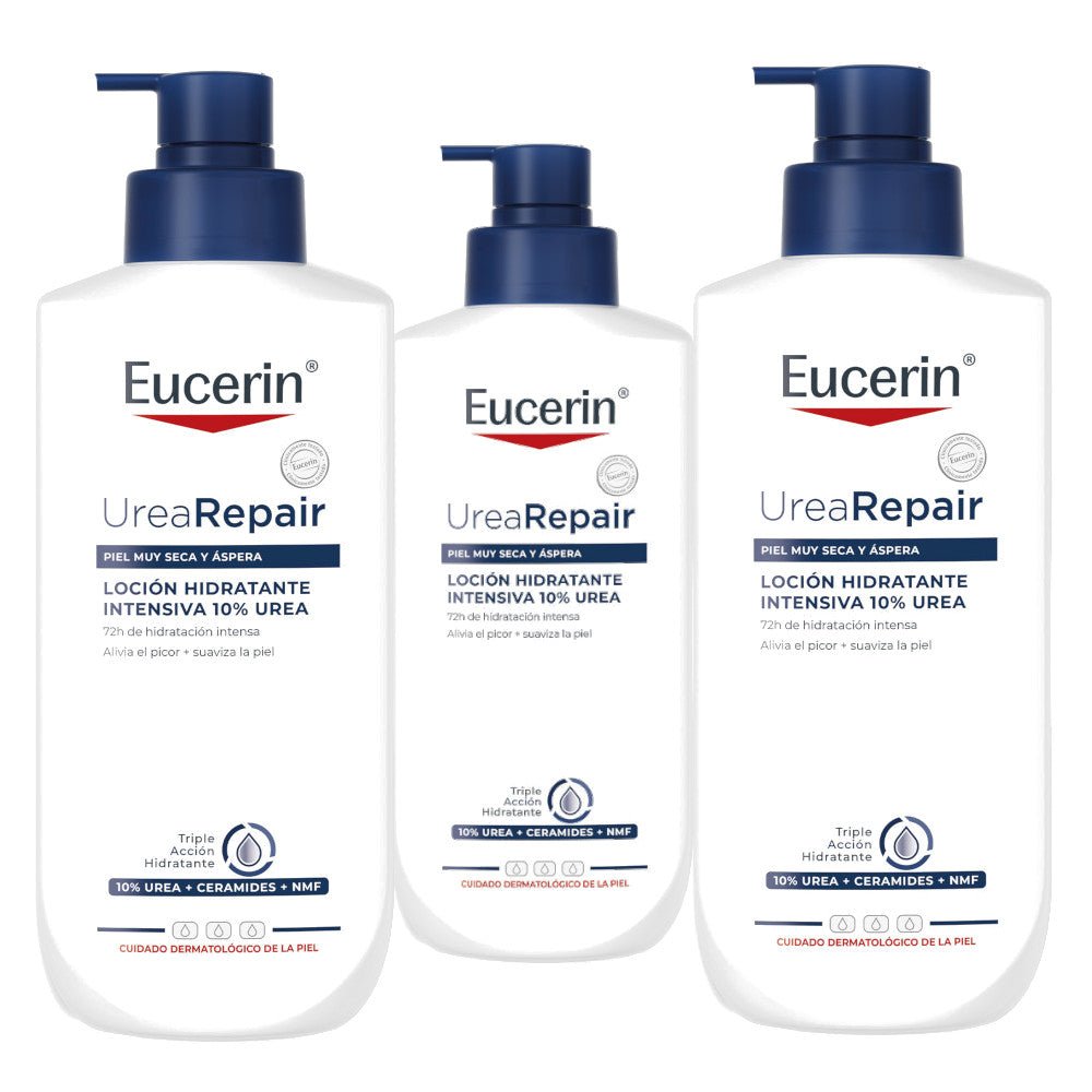 EUCERIN Urea Repair Plus Lozione 10% Urea 3x400ml