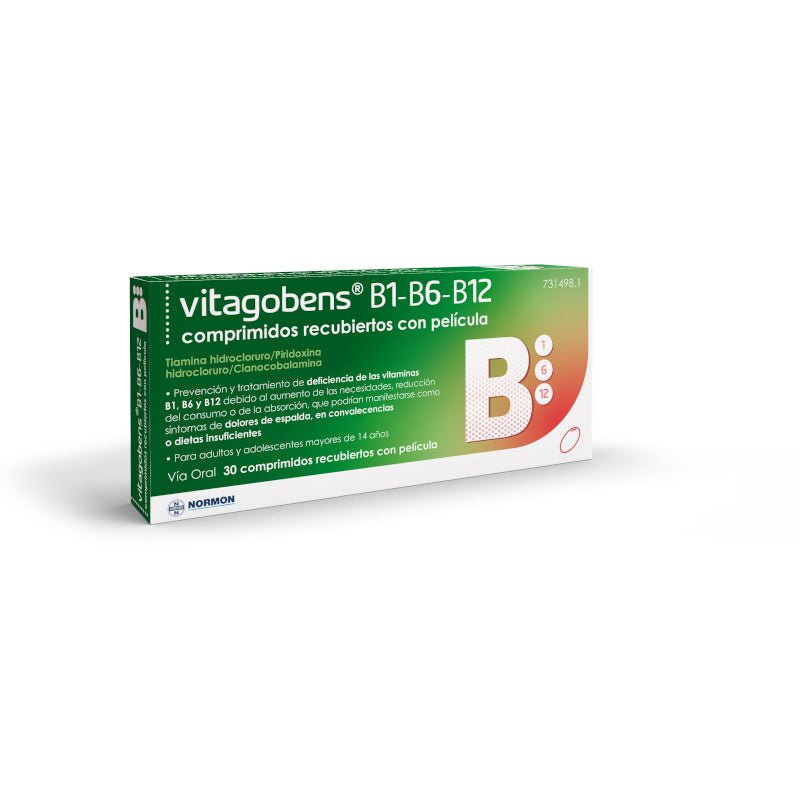 Vitagobens B1 B6 B12 30 Comprimidos Recubiertos