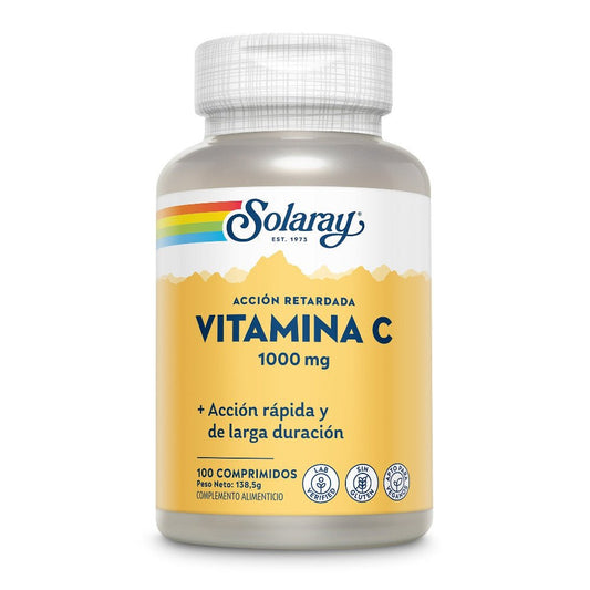 Solaray Vitamina C 1000 Mg A/R 100 Comprimidos