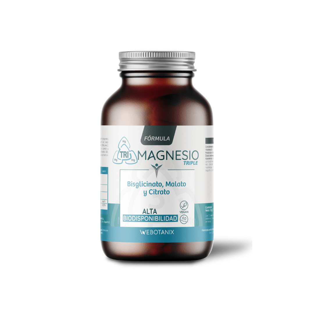 WeBotanix Triple Magnesio Fórmula 60 cápsulas