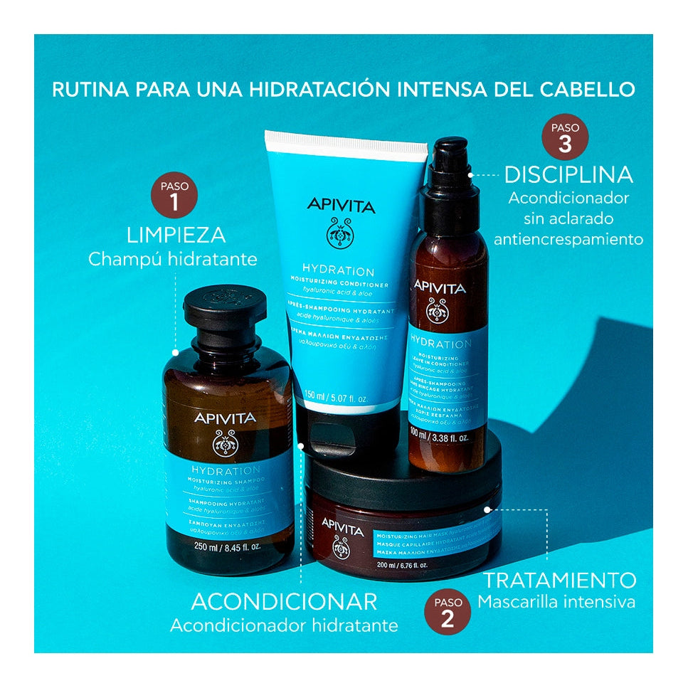 Apivita Champú Hyaluronic Hydra con Ácido Hialurónico 250 ml