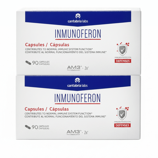 INMUNOFERON – Pack duplo défenses immunitaires 2x90 capsules