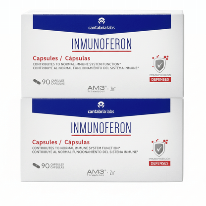 INMUNOFERON – Pack duplo défenses immunitaires 2x90 capsules