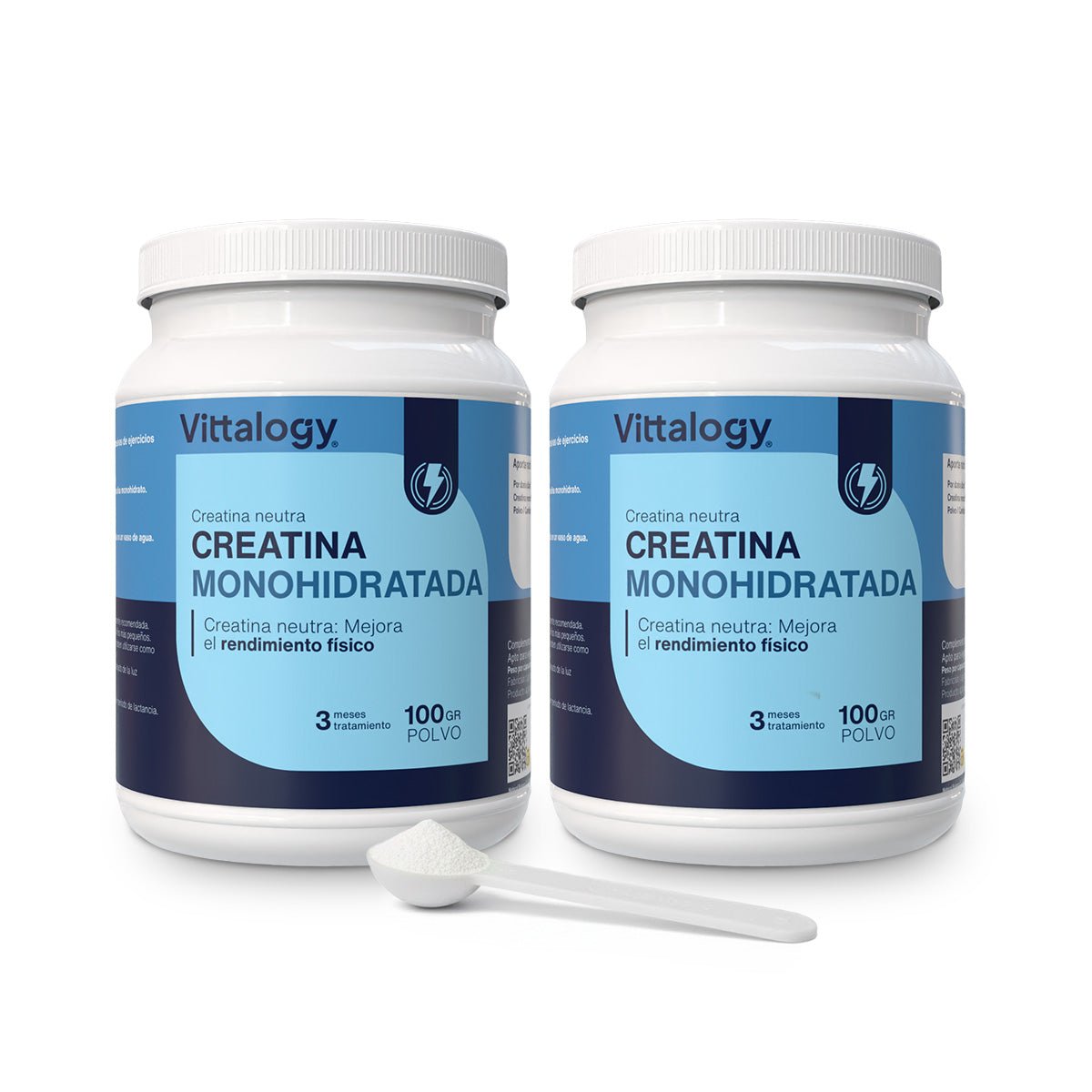Vittalogy Creatina Monohidratada 2x300 gr【PACK AHORRO】