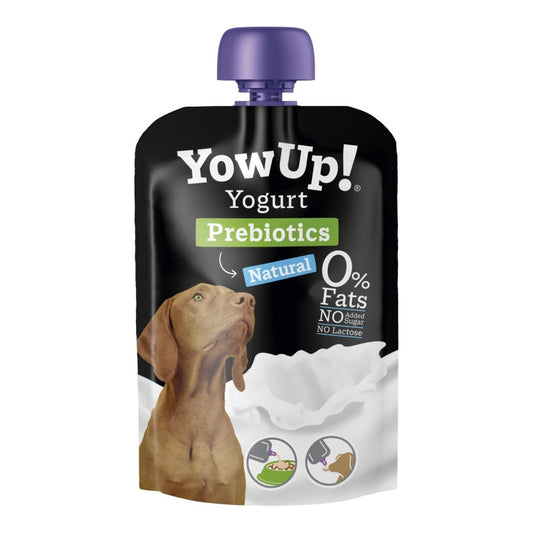 YowUp Yogurt Natural Prebiotics para Perros 115 gr Pack 3 unid